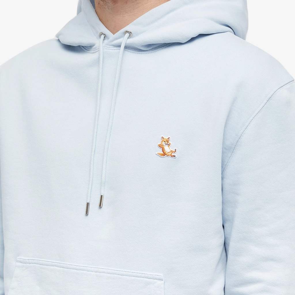 Maison Kitsune Chillax Fox Patch Regular Hoodie Sky Blue